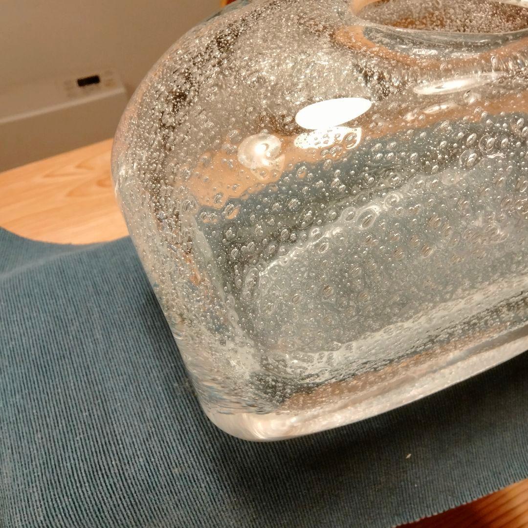 希少　Ju.　honour 吹きガラス　フラワーベース