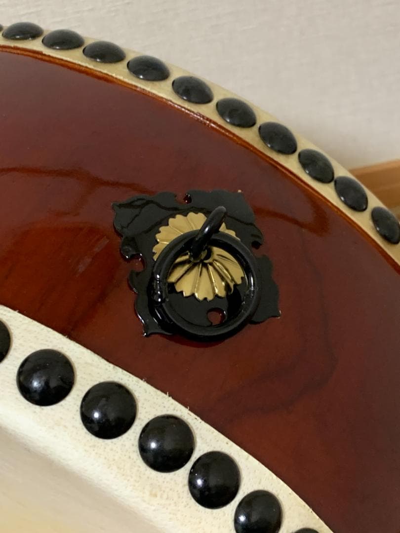 合計35,750円 諏訪工芸 松材 平太鼓 1.2尺 台座バチ専用ケース付き