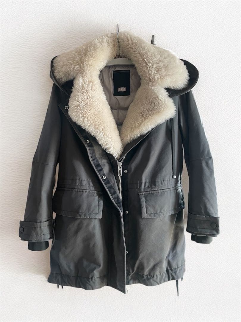 duno モッズコート　ファー　3way 40サイズ