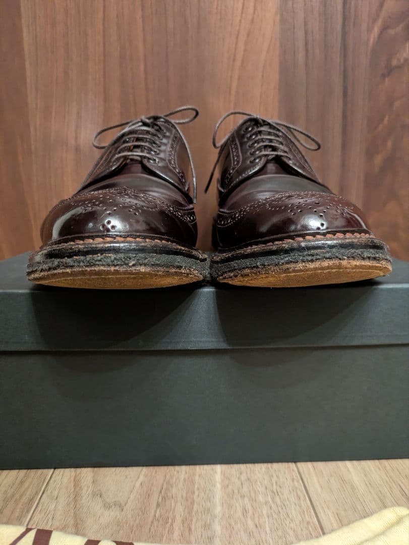 ♪*¥様 ALDEN 3192 8.5D ウイングチップ コードバン