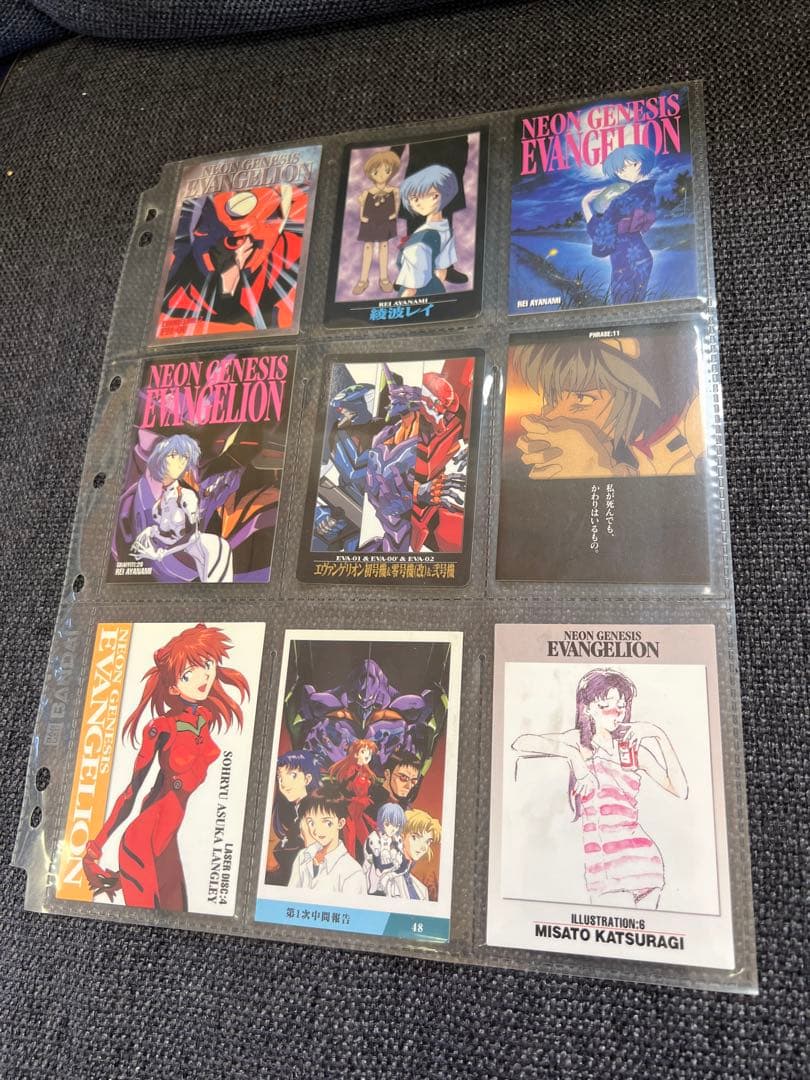 エヴァンゲリオン トレカ シンジ レイ アスカ 初期トレーディングカード　グッズ