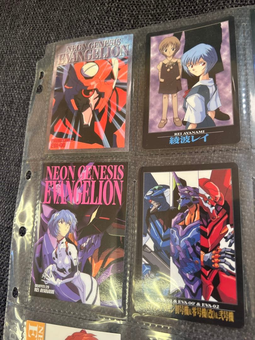 エヴァンゲリオン トレカ シンジ レイ アスカ 初期トレーディングカード　グッズ