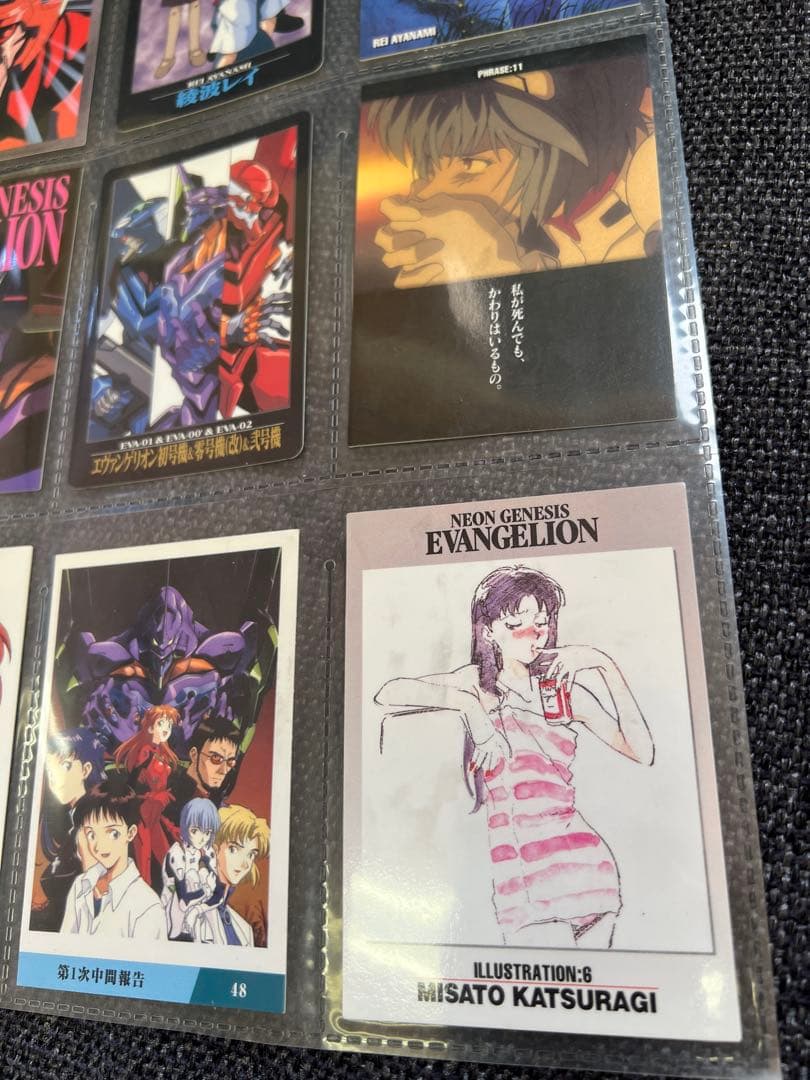 エヴァンゲリオン トレカ シンジ レイ アスカ 初期トレーディングカード　グッズ