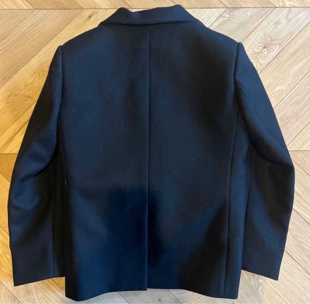 sacai ケーブルニットジャケット ブラック