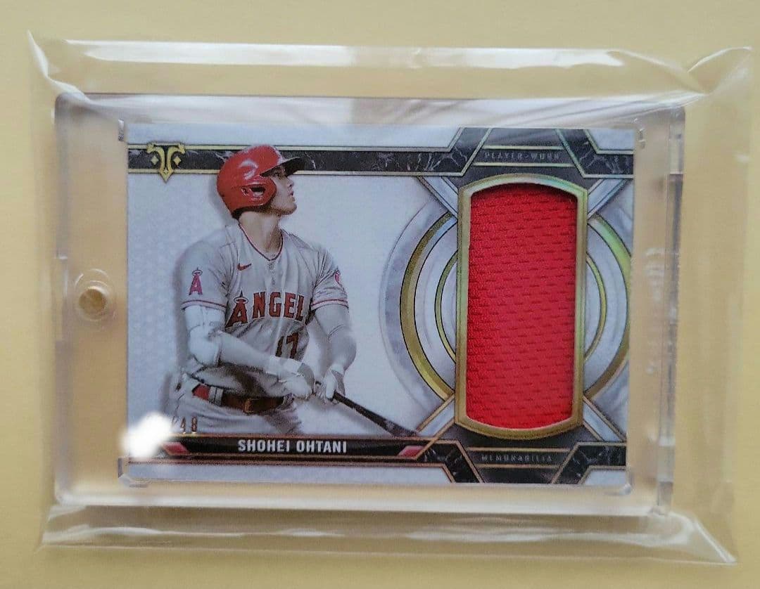 #◆お値引き★世界に48枚★レア大谷翔平 topps カード二刀流 MVP着用