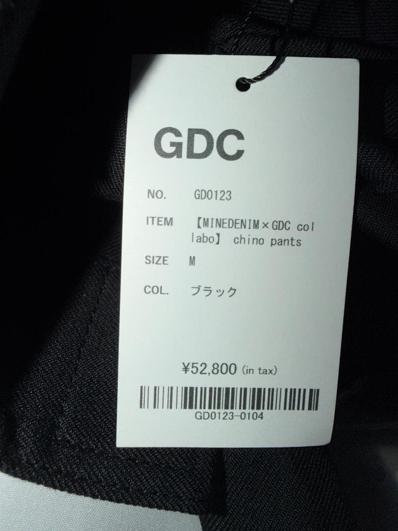 t*j様 新品　半額以下～ GDC MINEDENIM コラボ　ウール　チノパン