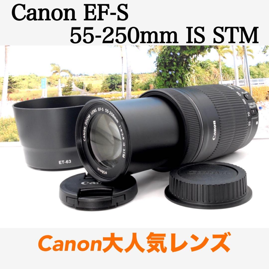 ✨大人気望遠レンズ✨Canon EF-S 55-250mm IS STM 美品