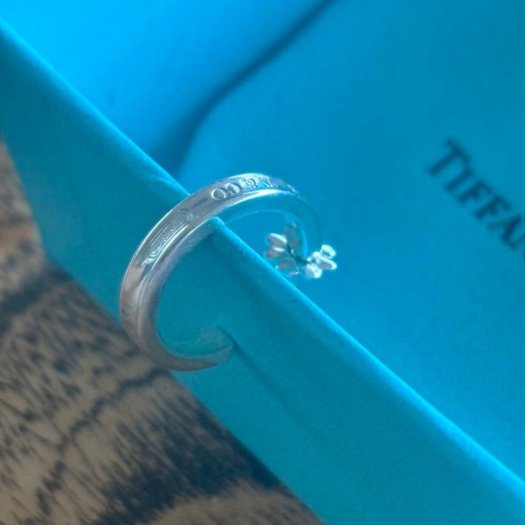 Tiffanyシルバーフープピアススモール片方