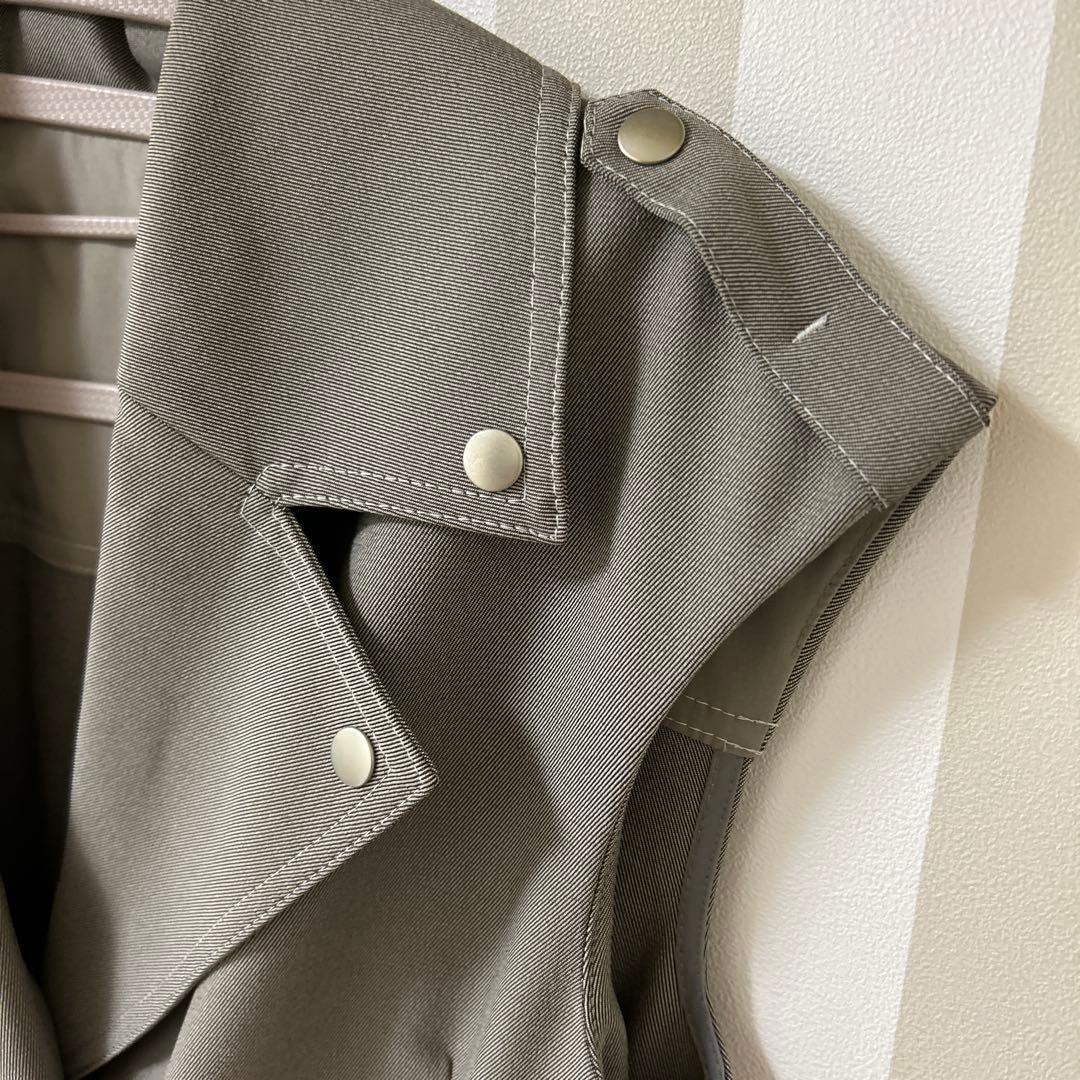 【美品】Aimeine エメイン　肩リボン付きオールインワン　サイズS