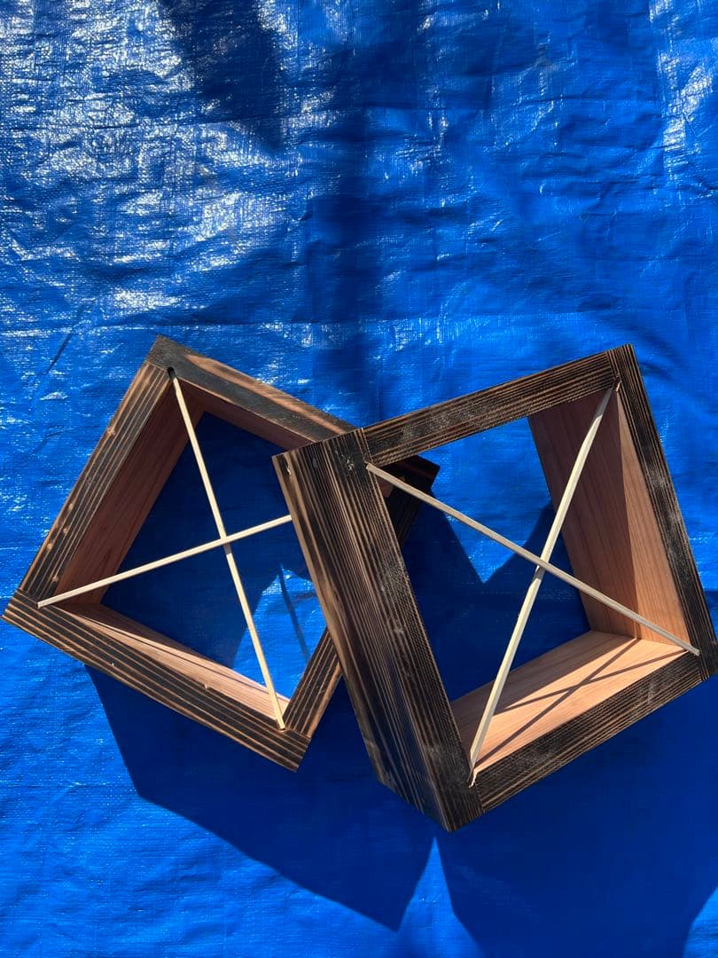 ニホンミツバチ　重箱式巣箱　営巣用巣箱5段　板厚3cm