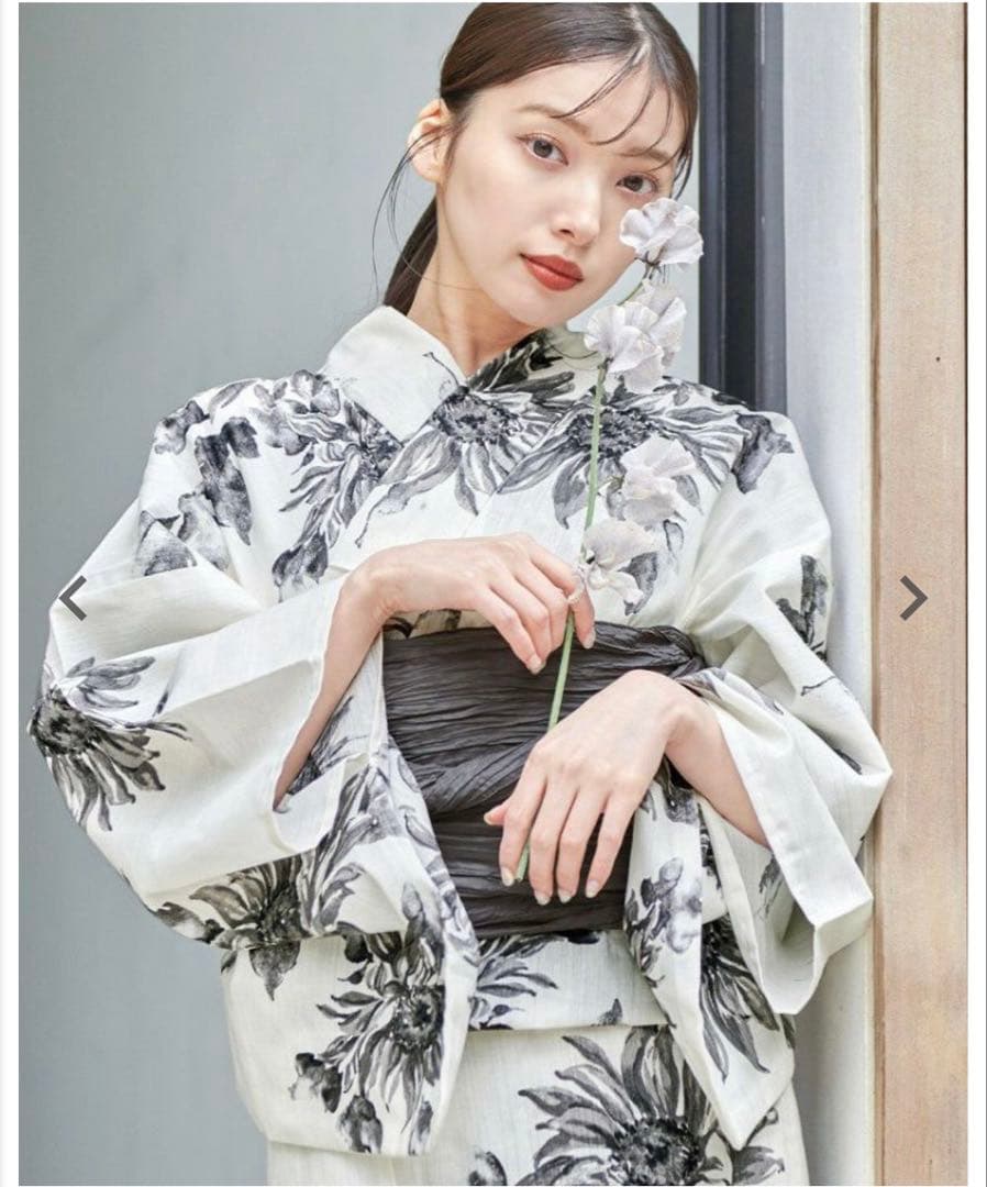 向日葵しらべ　浴衣　4点セット