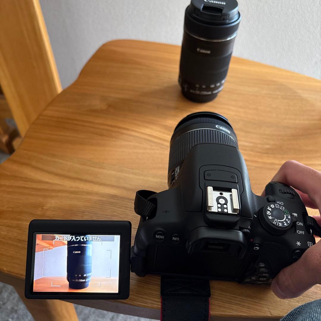 Canon EOS Kiss X7i sdカード無し