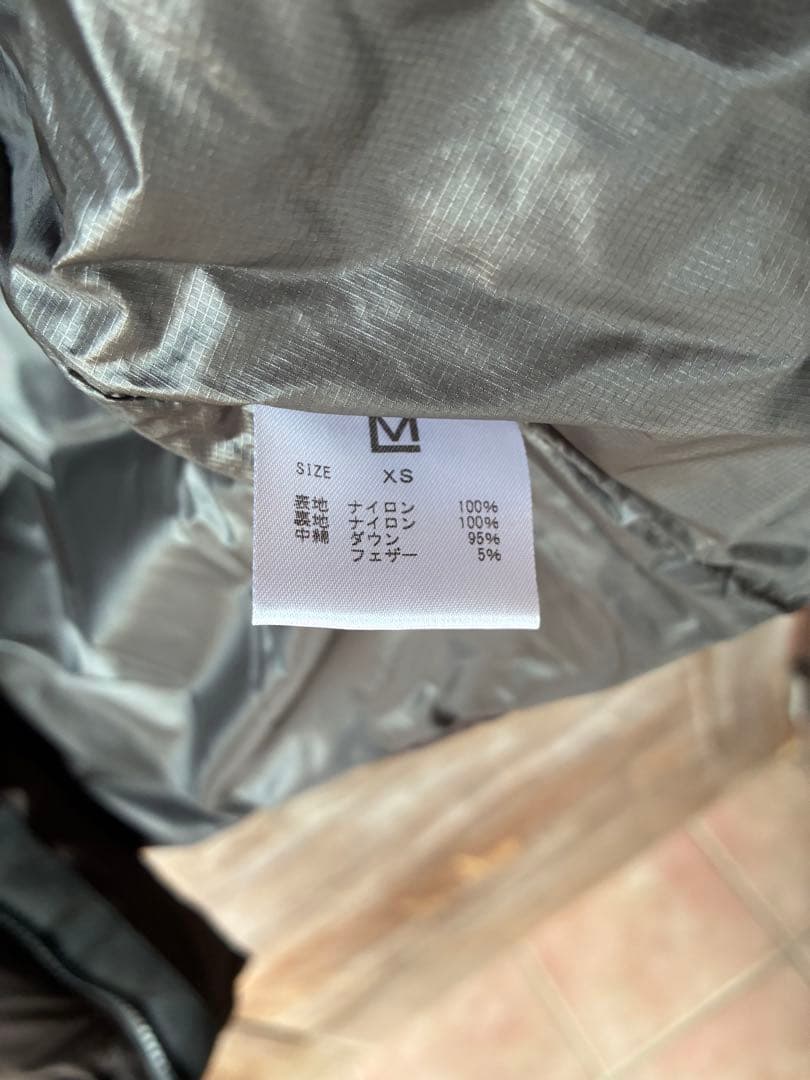 NANGA WHITELABEL MOONLOID別注 最強ダウン Type3