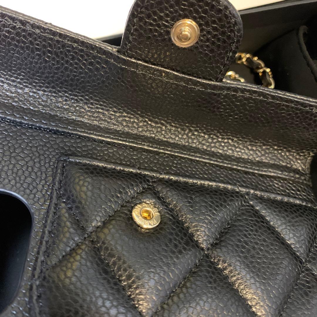 シャネル キャビアスキン マトラッセ iPhone14Pro スマホケース