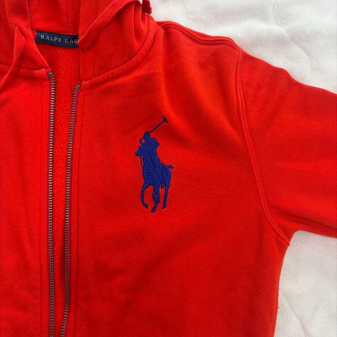 【美品】Ralph Lauren ビッグポニー フード付きパーカー M