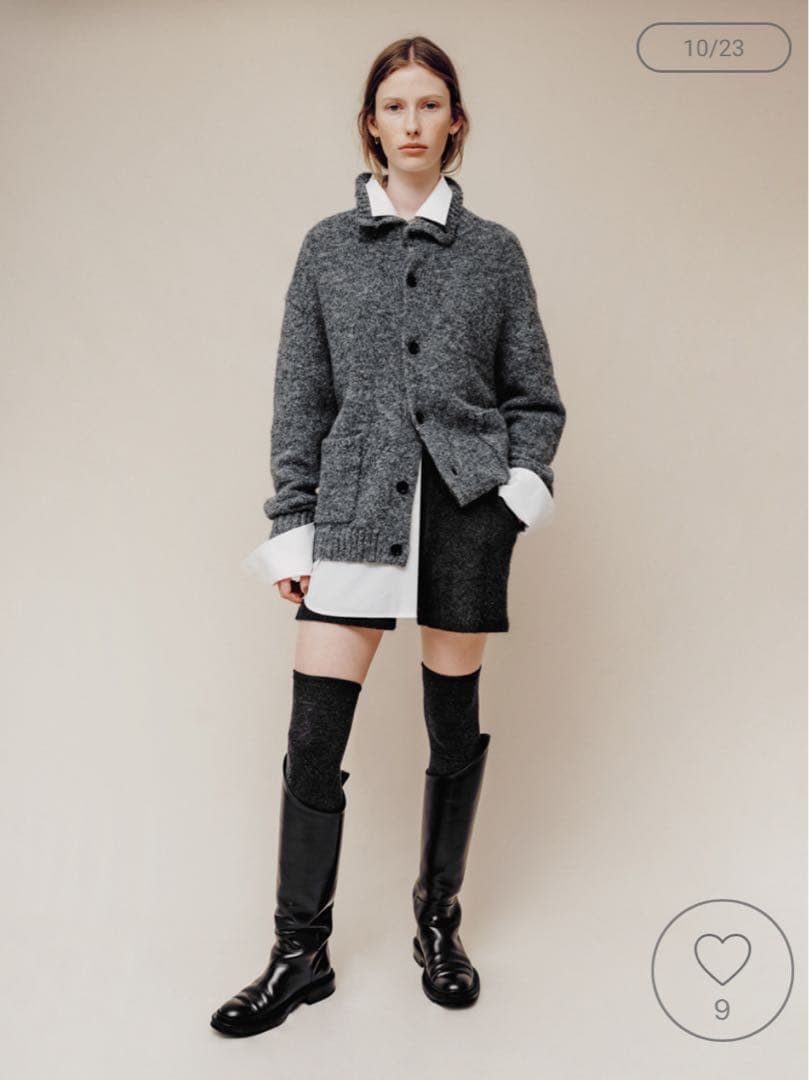 【新品】MIESROHE⭐︎ソフトシャギーニットショートPT