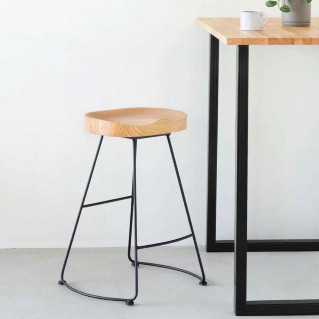 KANADEMONO チェア2脚+机のセット※引取り価格