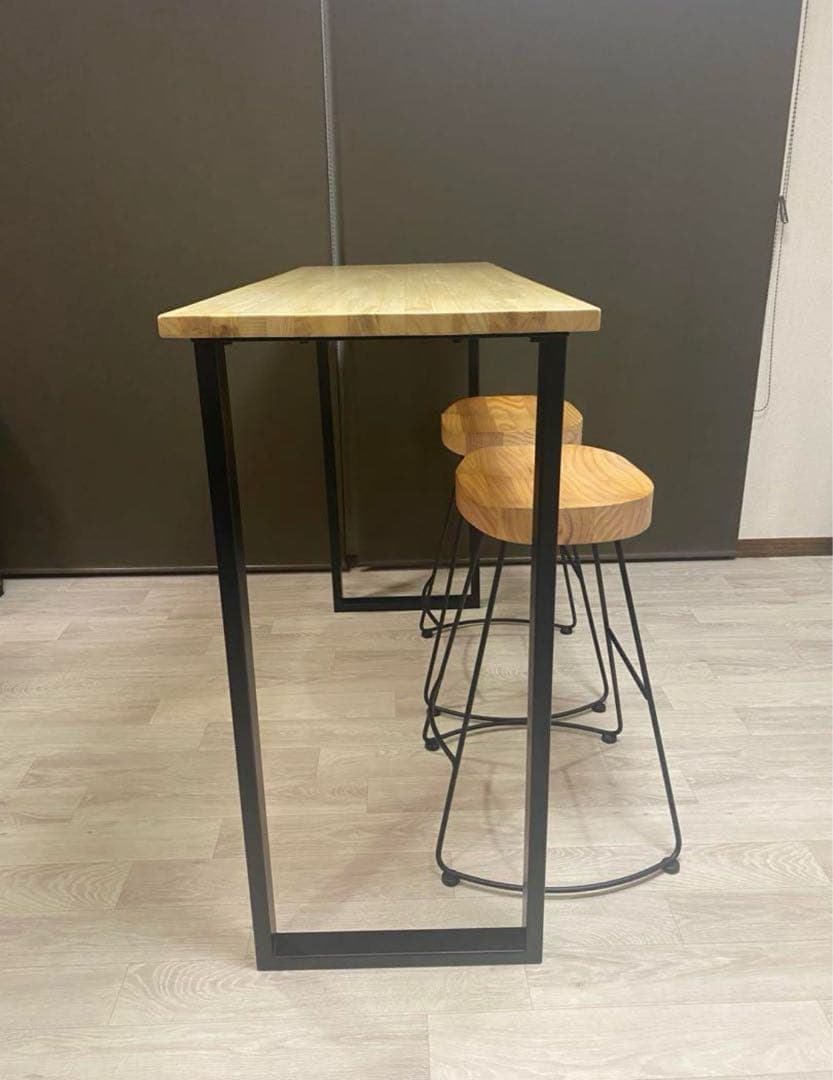 KANADEMONO チェア2脚+机のセット※引取り価格