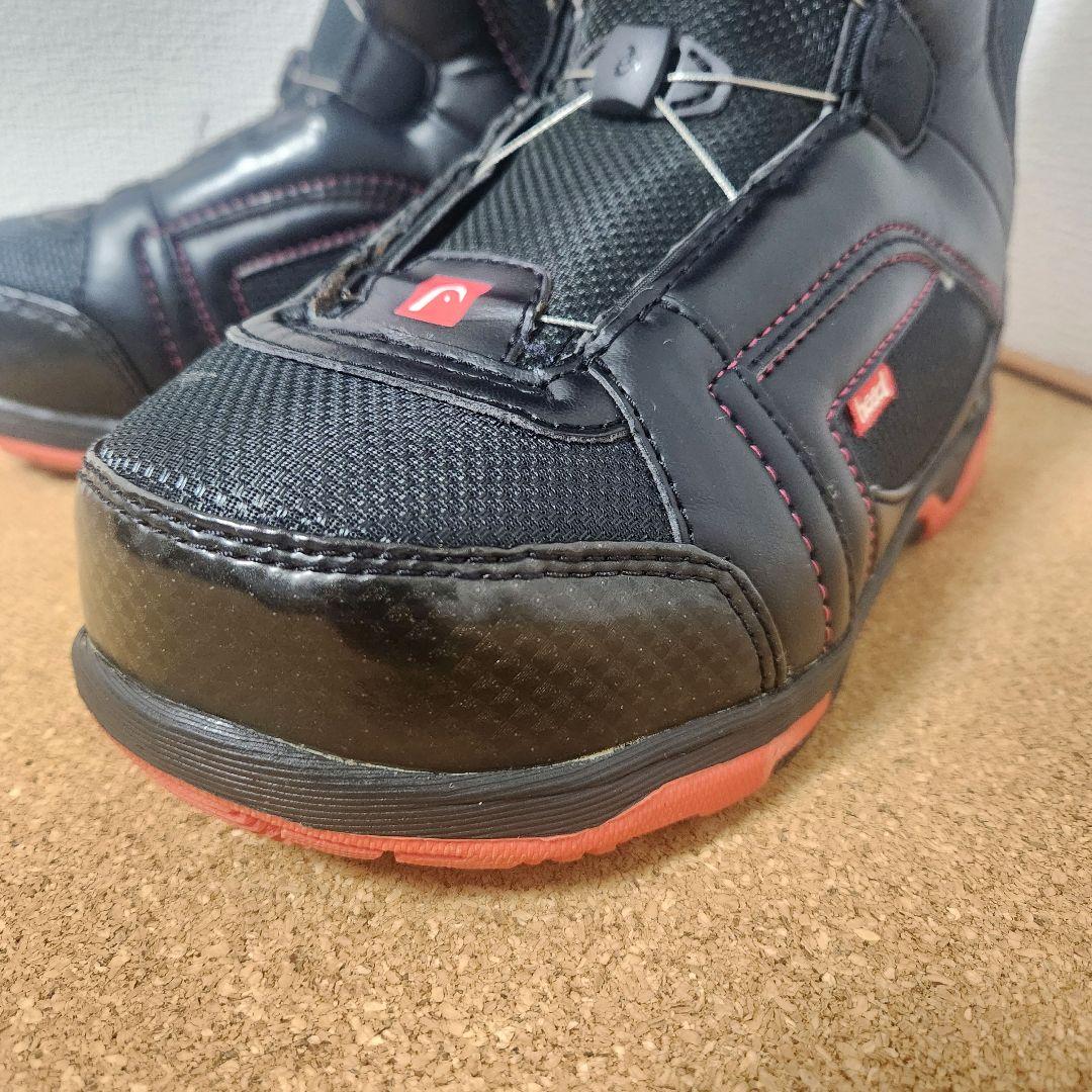 24h発送　HEAD　簡単BOAダイヤル　スノボブーツ 23.5