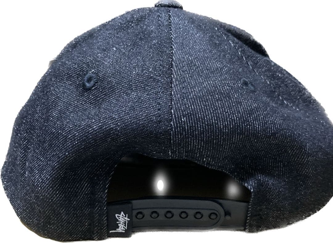 stussy キャップ　デニムキャップ