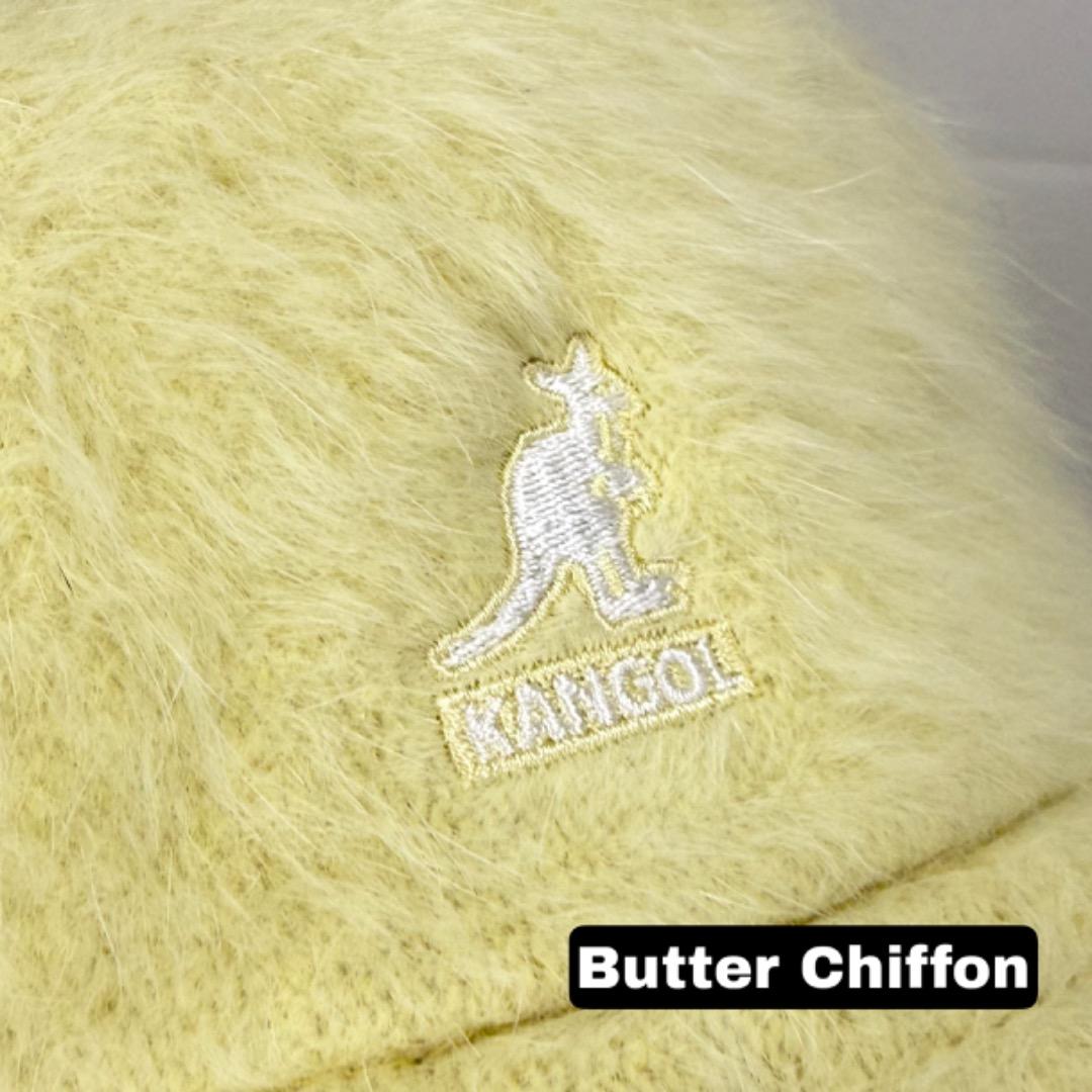 新色⭐️KANGOL　ファーゴラバケット　イエロー　Lサイズ　アンゴラ