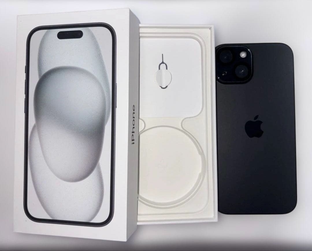 極美品！iPhone15 128GB ブラック　SIMフリー