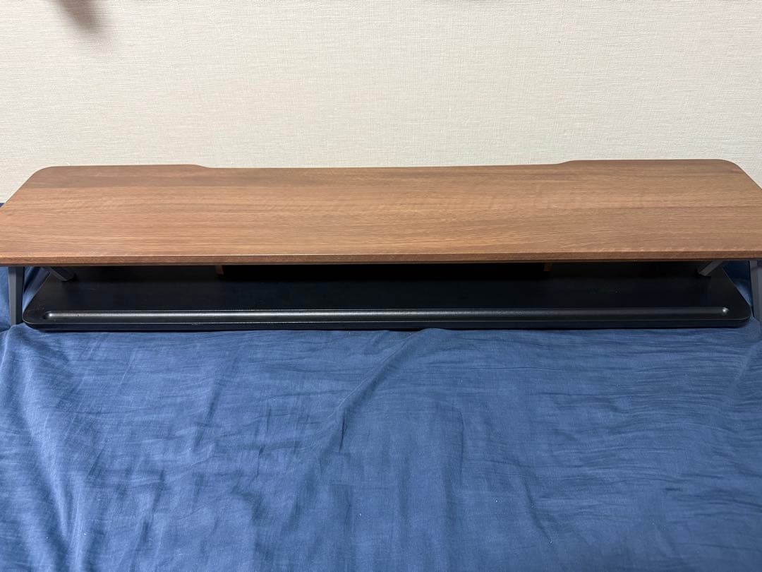 Fenge モニター台 デスクシェルフ 108cm ブラウン