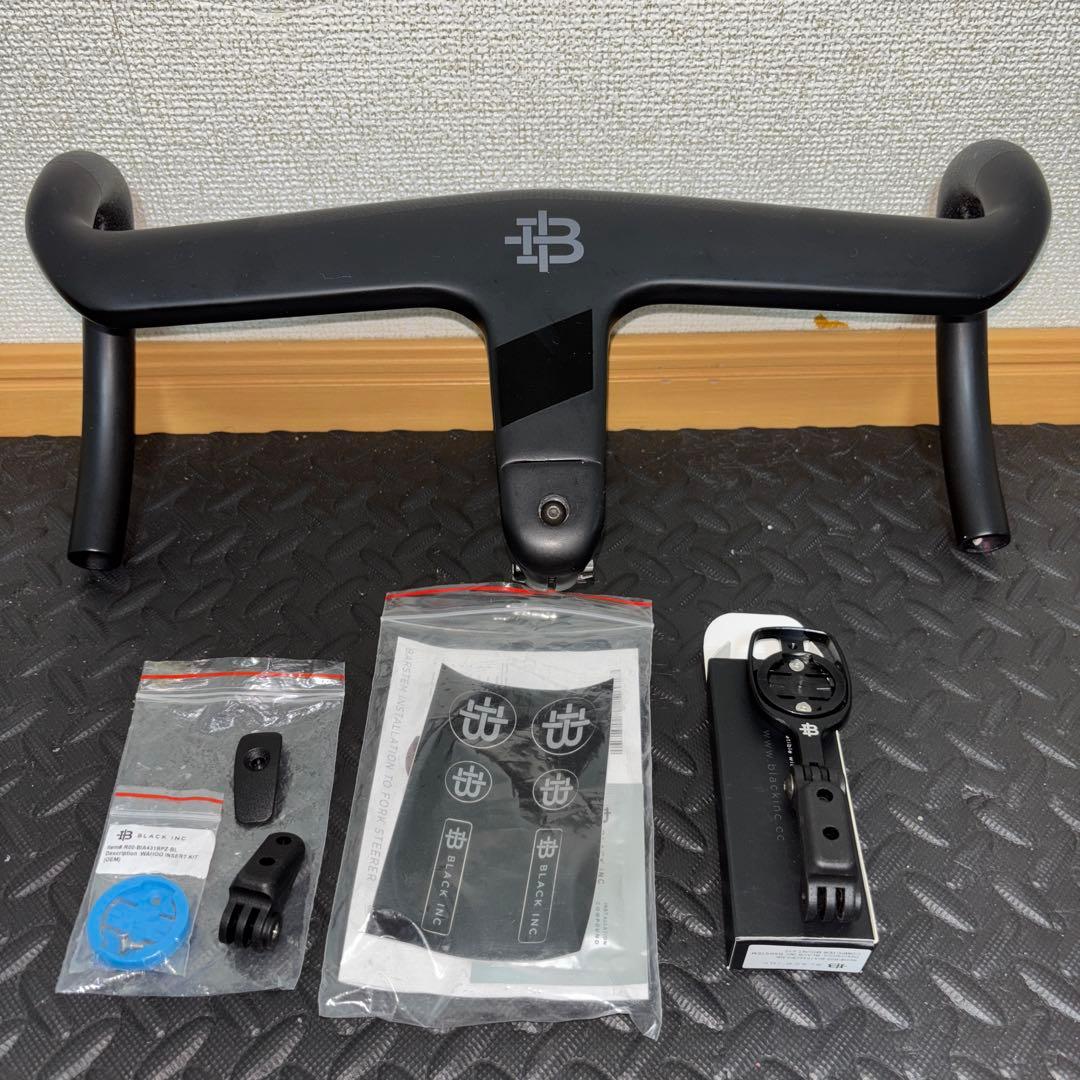 BLACK INC ブラックインク　一体型エアロハンドル　380mm