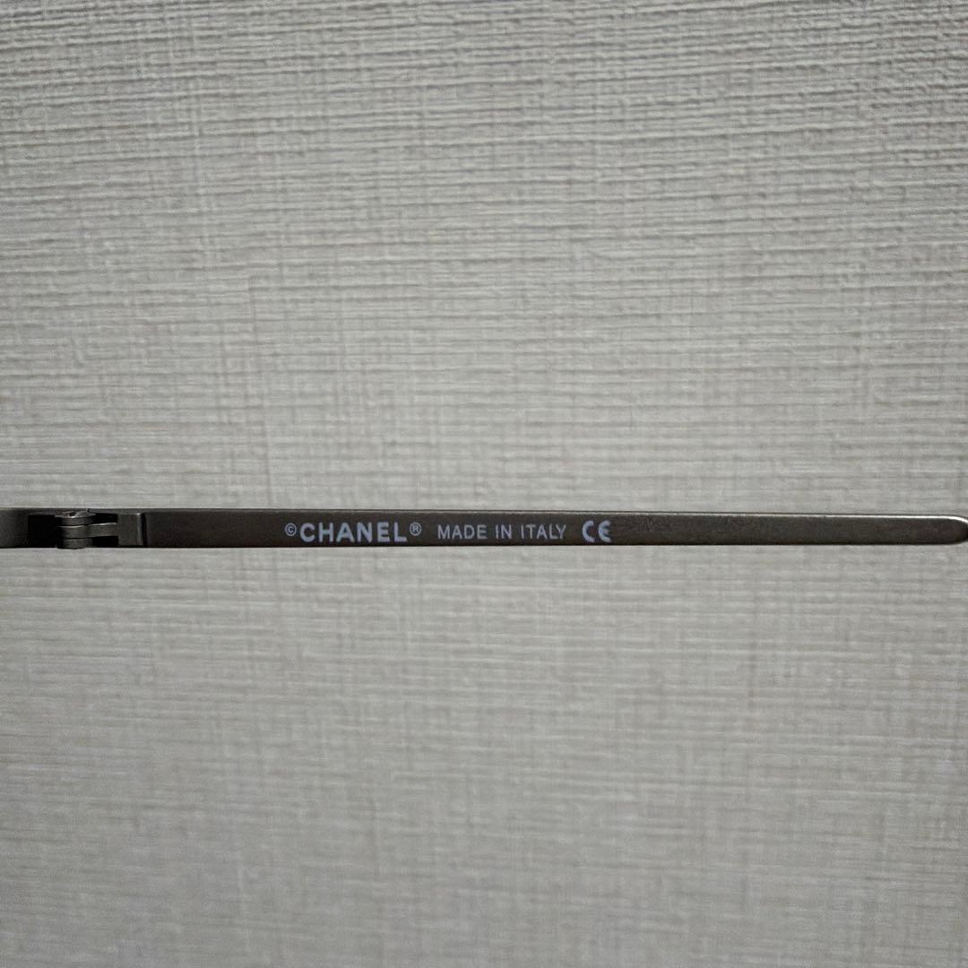 CHANEL ココマーク グレー サングラス　縁無し