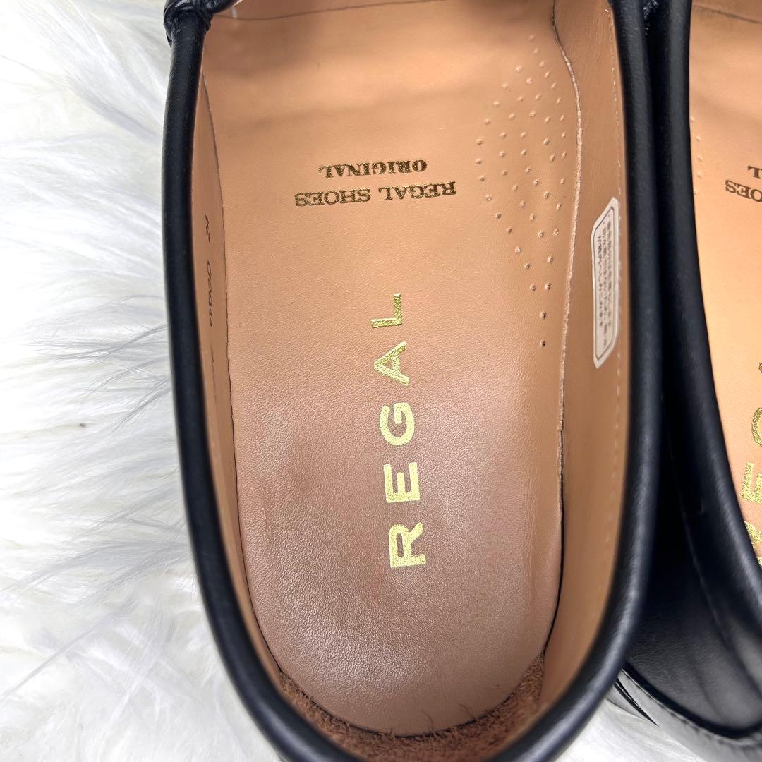 ✨美品✨【リーガル】ビットローファー 本革 黒 W83D 金具 24