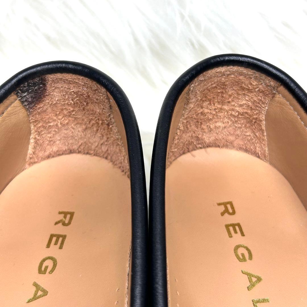 ✨美品✨【リーガル】ビットローファー 本革 黒 W83D 金具 24