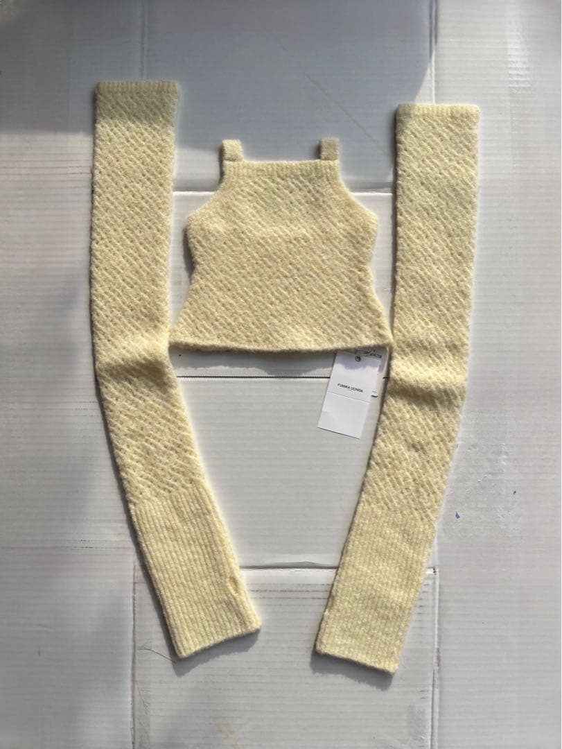 FUMIKA UCHIDA ニットブラトップ&アームウォーマー