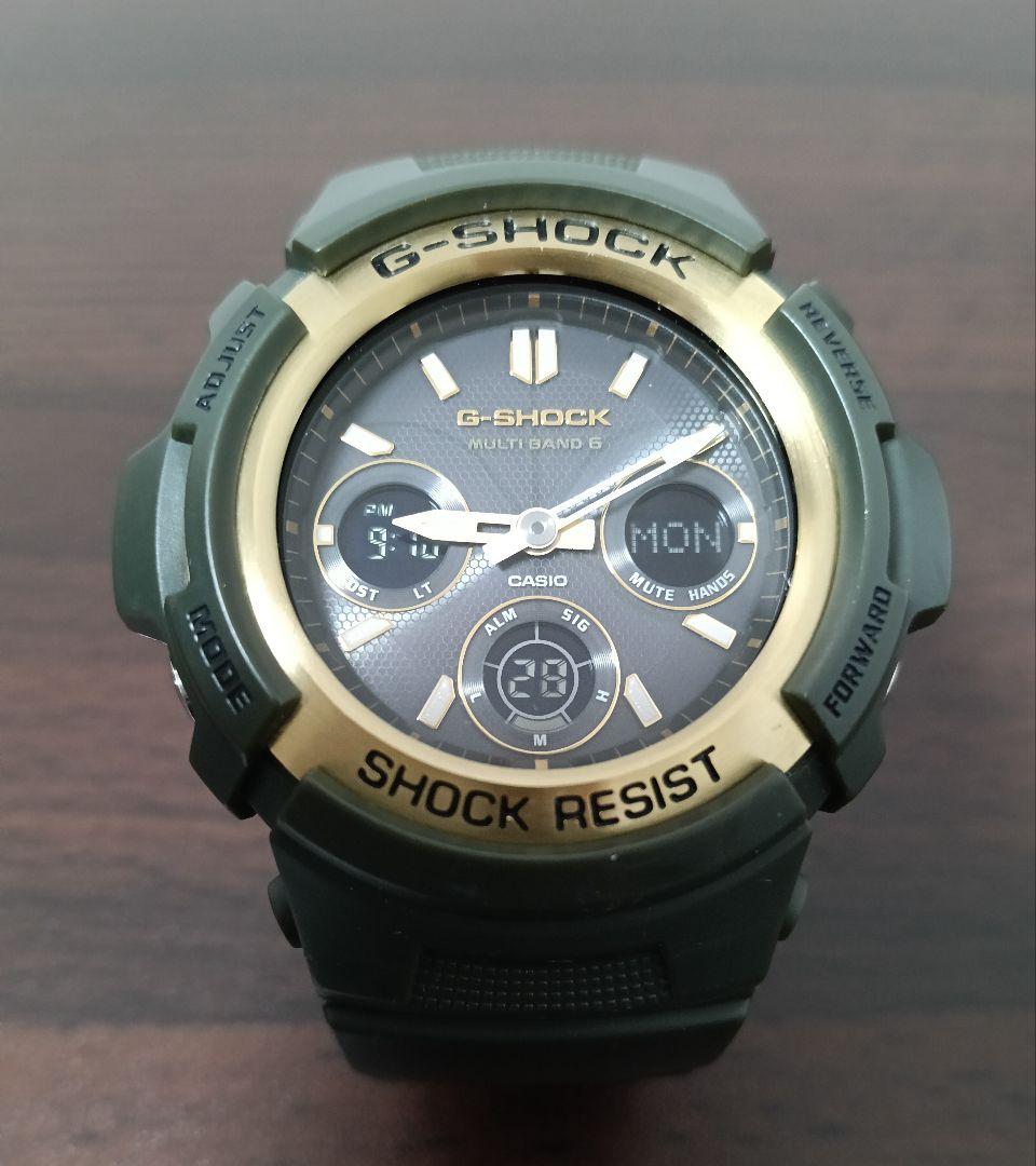 【未使用に近い】ジーショック 電波ソーラー 限定モデル ゴールド 43