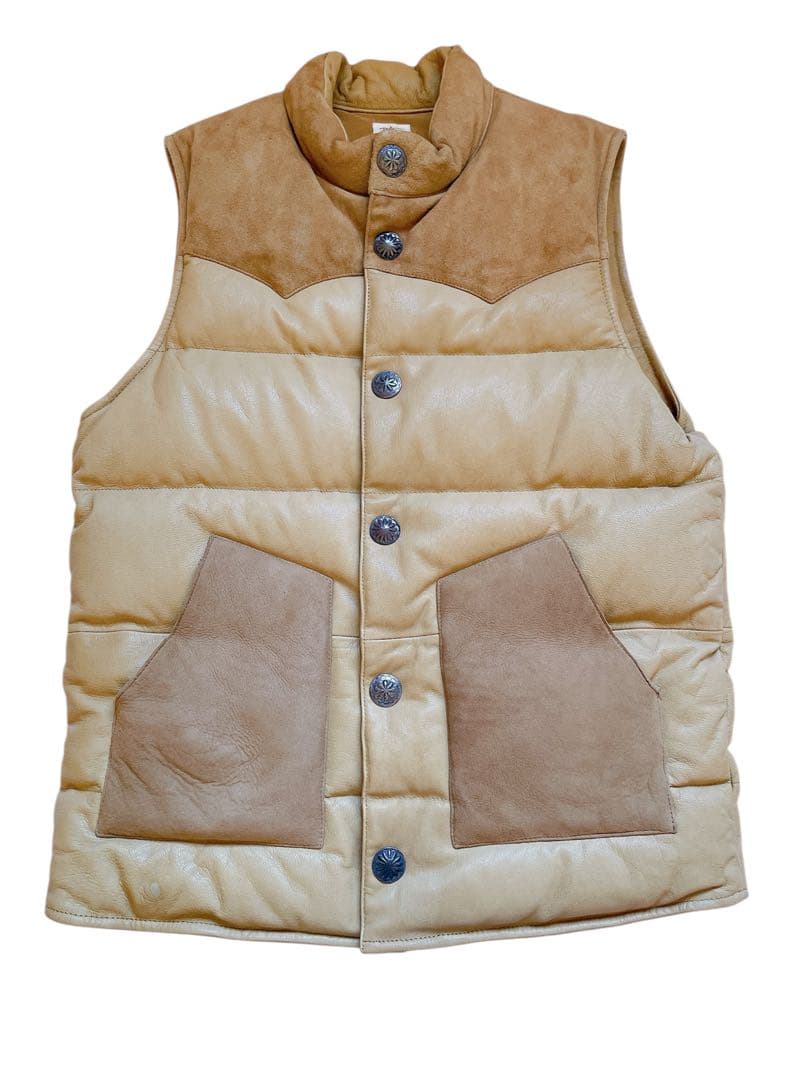 ロンハーマン　レザーダウンベスト　サイズS