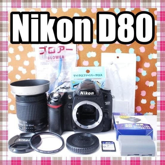 ✨届いてすぐ使える✨初心者オススメ✨Nikon D80 レンズセット