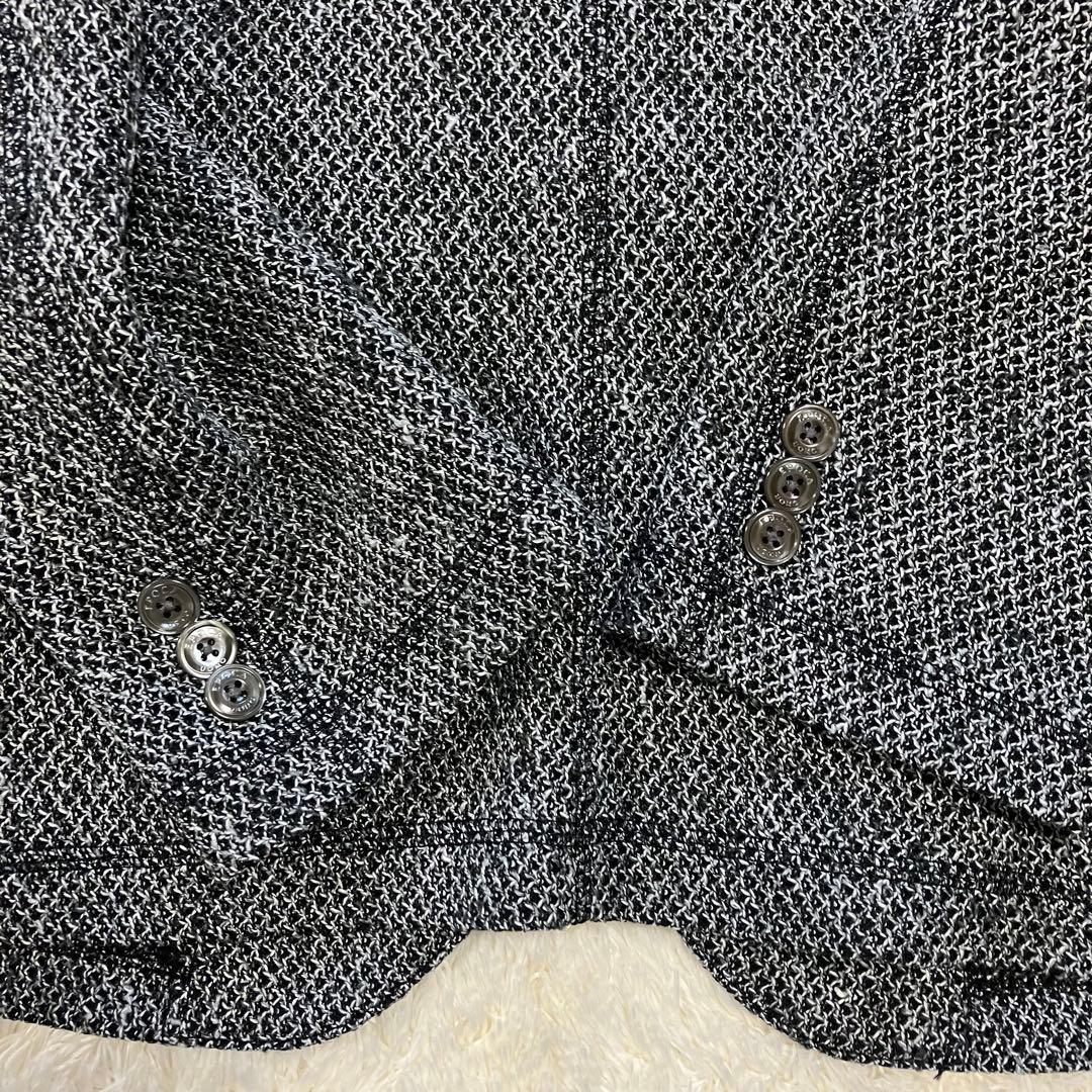 【シナモン 様EPOCA UOMO テーラードジャケット　ワッフル　ストレッチ