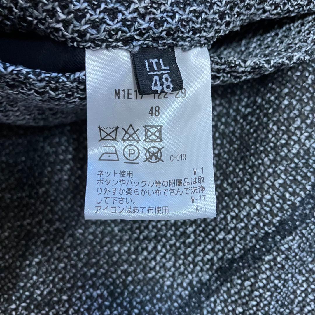 【シナモン 様EPOCA UOMO テーラードジャケット　ワッフル　ストレッチ