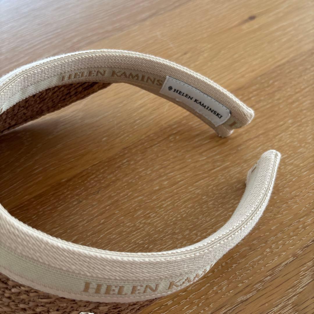 新品 ■ ヘレンカミンスキー サンバイザー / ヌガー ナチュラル (4438)