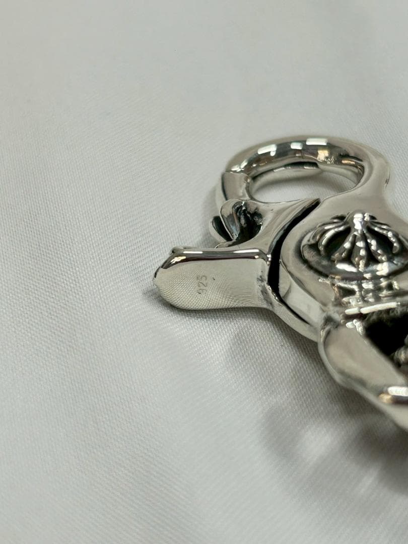 人気 キーリング クロム ブレスレット アクセサリー【匿名配送】ポーチクロス付