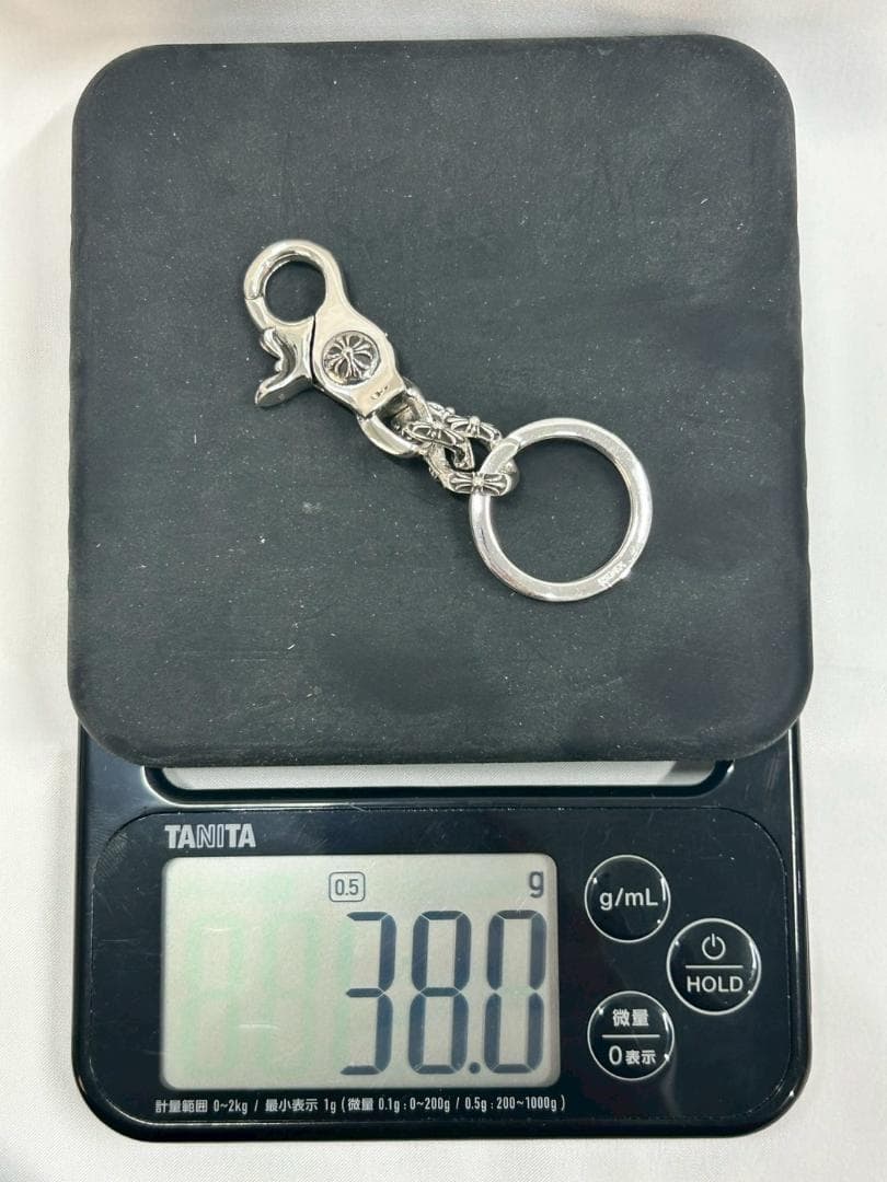 人気 キーリング クロム ブレスレット アクセサリー【匿名配送】ポーチクロス付