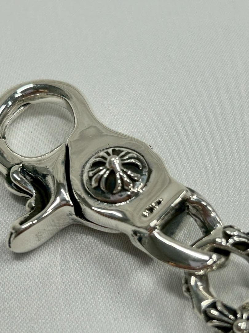 人気 キーリング クロム ブレスレット アクセサリー【匿名配送】ポーチクロス付