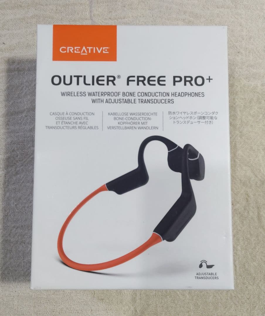 【新品未開封】 骨伝導イヤホン outlier free pro+