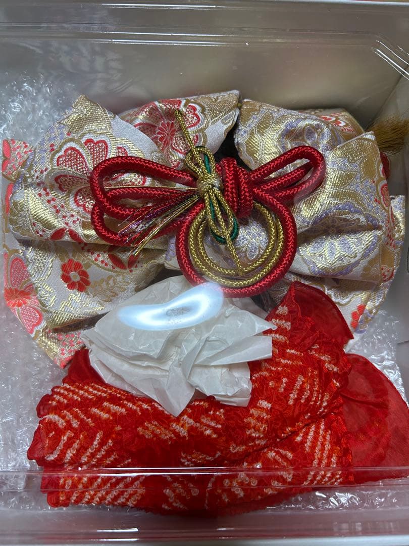 七五三 着物 7歳 女の子 フルセット 美品 簡単着付け ピンク