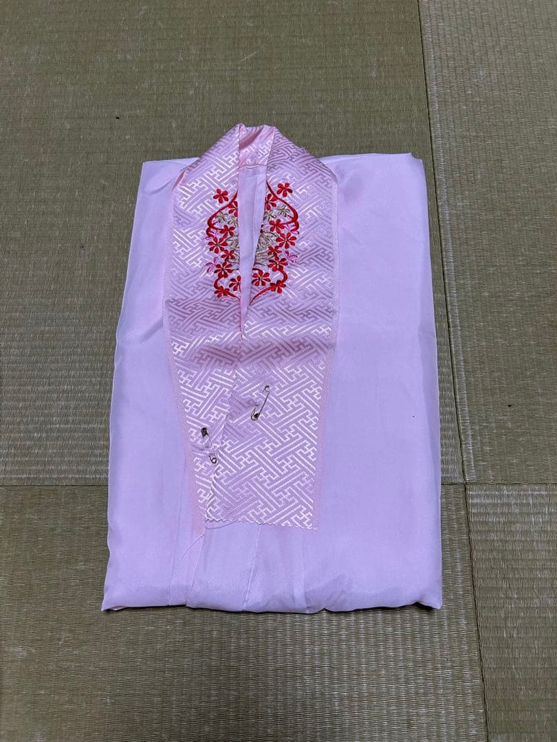 七五三 着物 7歳 女の子 フルセット 美品 簡単着付け ピンク