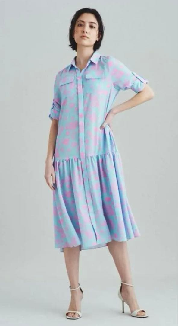 新品　グレースコンチネンタル　シェルモチーフワンピース