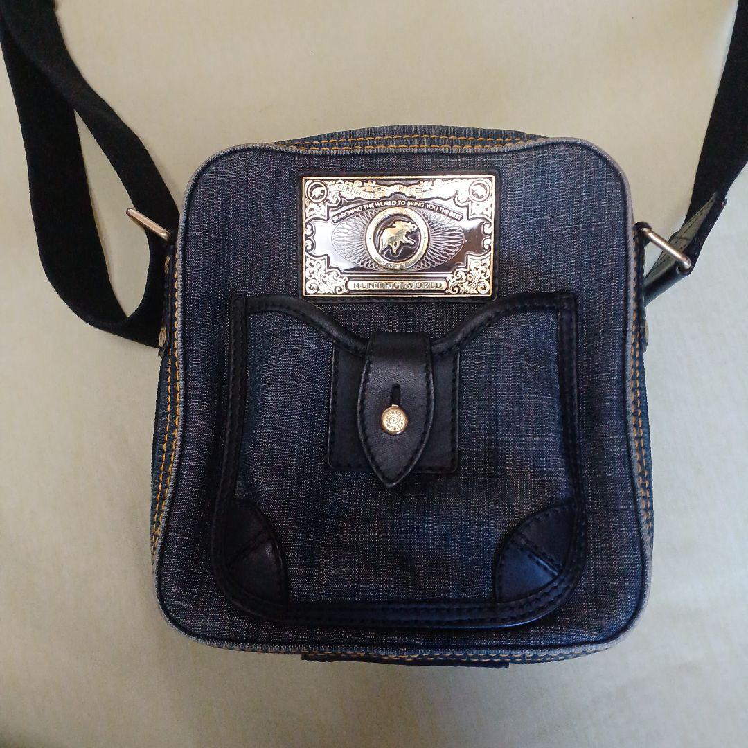 HUNTINGWORLDデニムショルダーバッグ❤️❤️