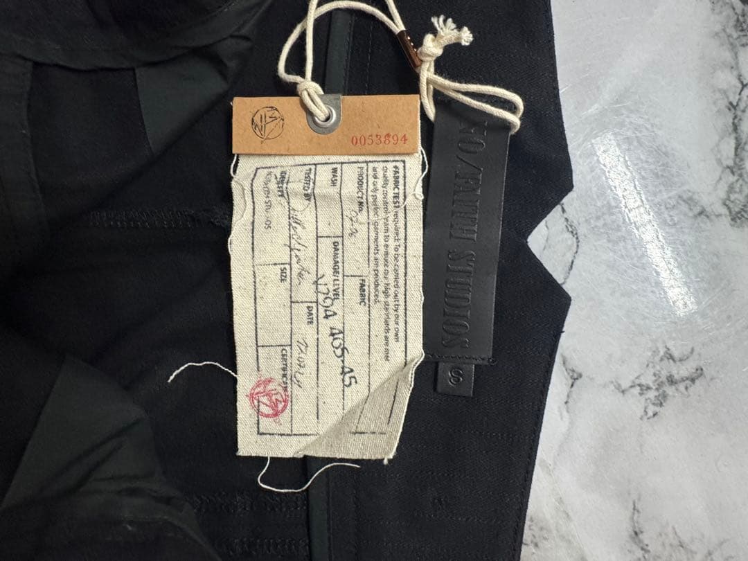 NO/FAITH STUDIOS ノーフェイススタジオ　スラックス　黒