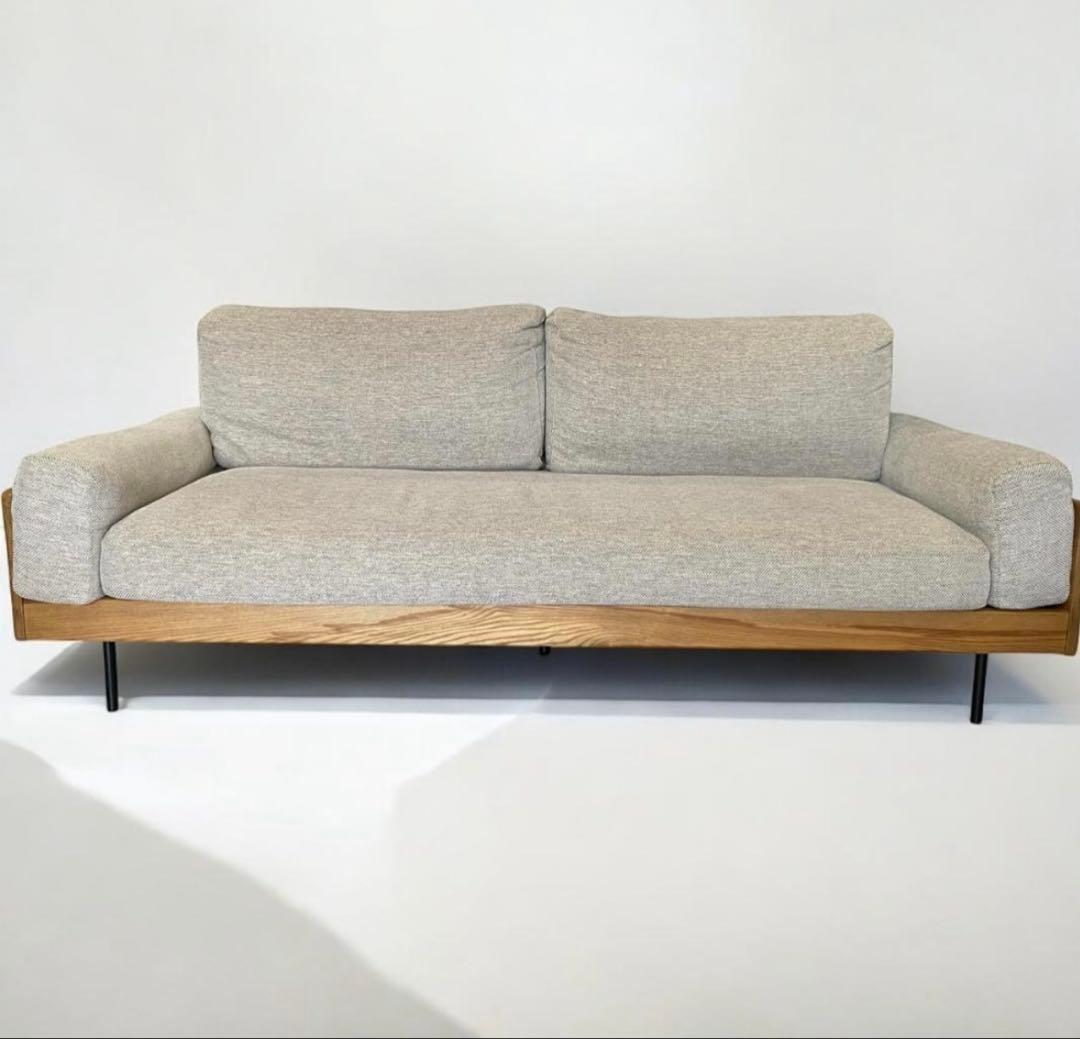 unico ウニコ TREL カバーリングソファ 3シーターベージュウニコトレル