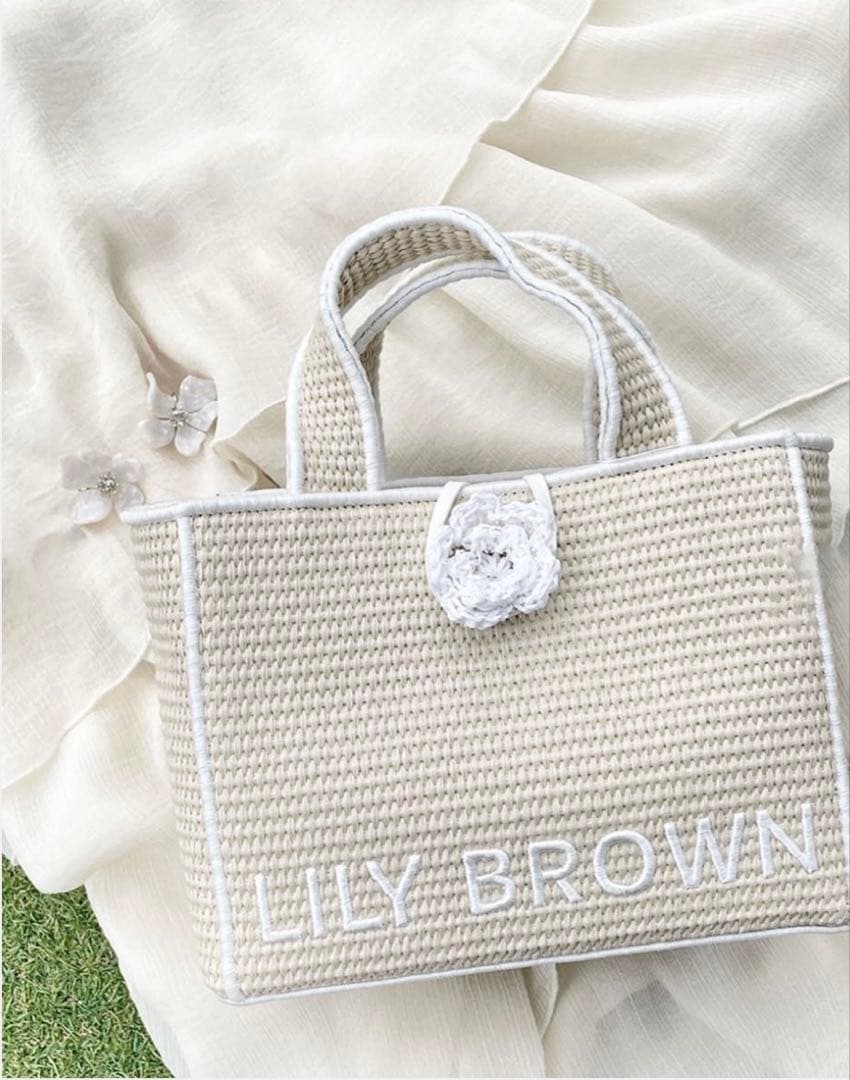 「限定カラー」「LILY BROWN×MARY QUANT」ジュートロゴトート