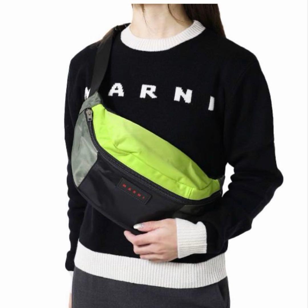 MARNI マルニ ボディバッグ ウエストバッグ　明日朝発送　土曜日迄の出品です